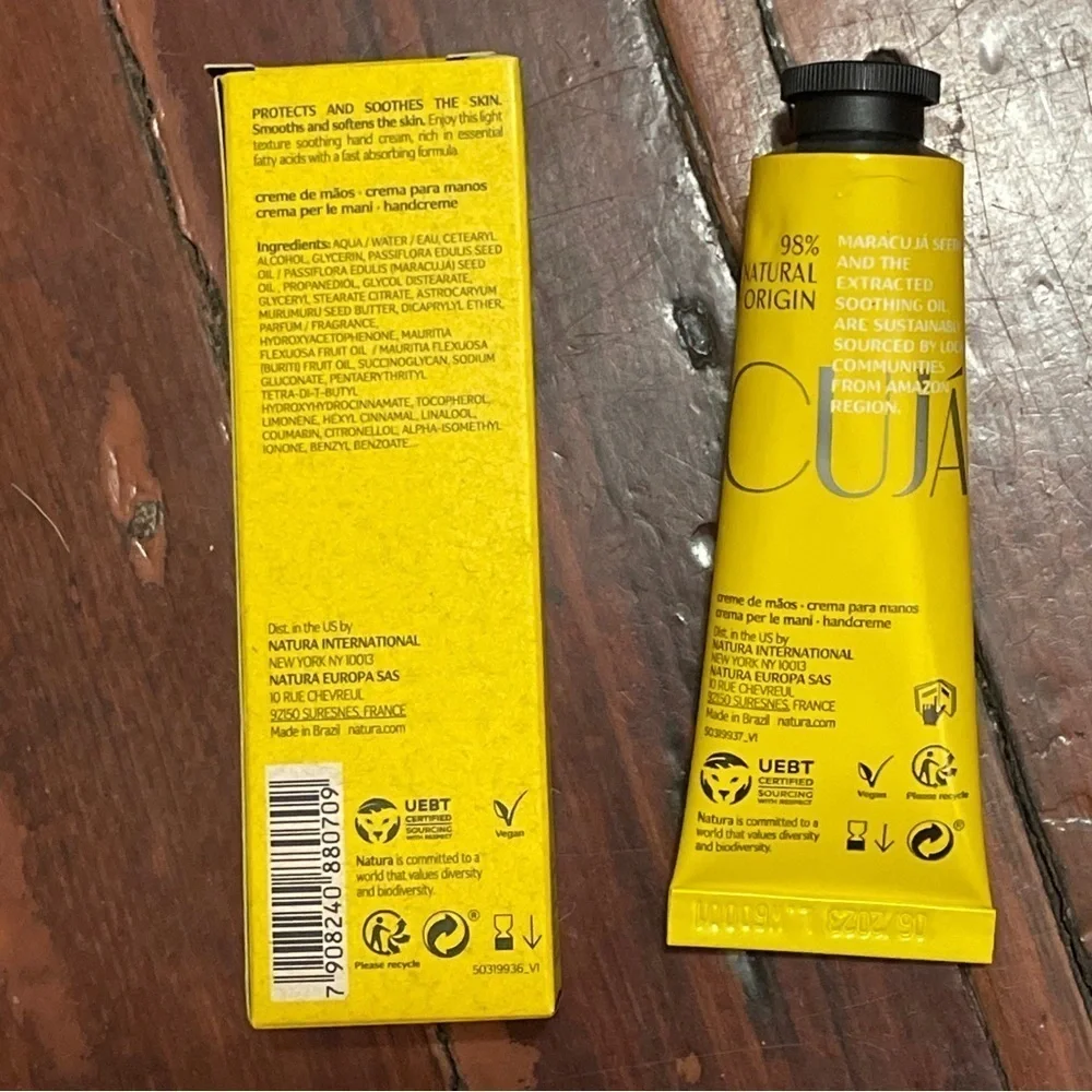 3 Tubes - natura Ekos Maracujá Soothing Hand Cream 40g/1.4oz NIB - Picture 3 of 3